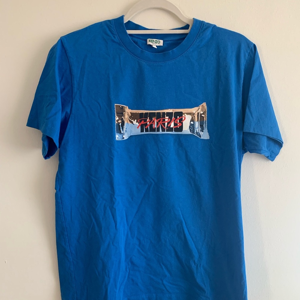 KENZO París Mens blue T-shirt